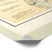 Antiek kaart Nautical Chart of Glacier Bay Alaska Poster (Hoek)