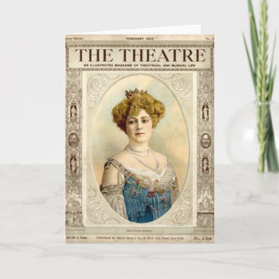 Antiek Kaart over het theater