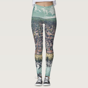 Antiek kaart Saint Louis Missouri Leggings