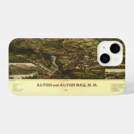 Antiek  kaart van Alton & Alton Bay NH 1888 iPhone 14 Hoesje