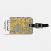 Antiek kaart van Canada Bagagelabel (Voorkant horizontaal)