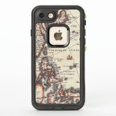 Antiek kaart van Chinees Zee Circa 1652 (Achterkant)