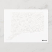 Antiek kaart van de Kaart van het Afbeelding van d (Achterkant)