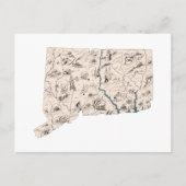 Antiek kaart van de Kaart van het Afbeelding van d (Voorkant)