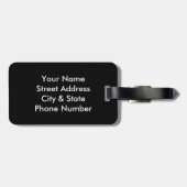 Antiek kaart van de Oude Wereld Bagagelabel (Achterkant horizontaal)