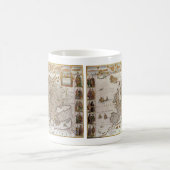 Antiek kaart van Europa door Willem Jansz Blaeu, c Koffiemok (Center)