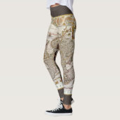 Antiek kaart van Europa door Willem Jansz Blaeu, c Leggings (Links)