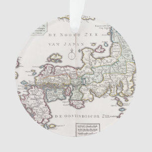 Antiek kaart van Japan 1769 Ornament