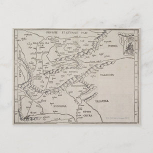 Antiek kaart van Oost-Europa