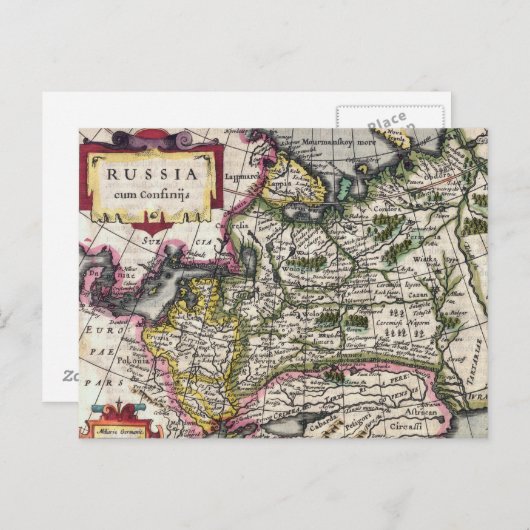 Antiek kaart van Russische Briefkaarten - Peter Ka (Voorkant / Achterkant)