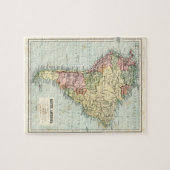 Antiek kaart van Zuid-Amerika Legpuzzel (Horizontaal)