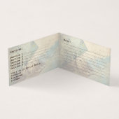 Antiek kaart - Visitekaartje (Binnen)