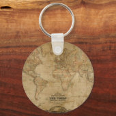 Antiek kaartreeks sleutelhanger (Voorkant)