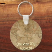 Antiek kaartreeks sleutelhanger (Voorkant)