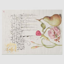 Antiek kalligrafie en tekening tissuepapier