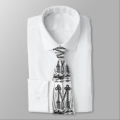 Antiek kalligrafie Masonic Symbols Letter M Stropdas (Gebonden)