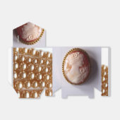 Antiek kameo en parels bedankdoosjes (Uitgevouwen)