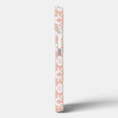 Antiek kant - wit en perzik Case-Mate iPhone case (Achterkant / Links)
