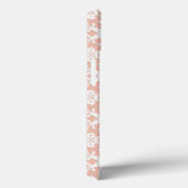 Antiek kant - wit en perzik Case-Mate iPhone case (Achterkant / Rechts)