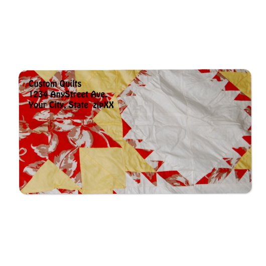 Antiek kantelen etiket (Voorkant)