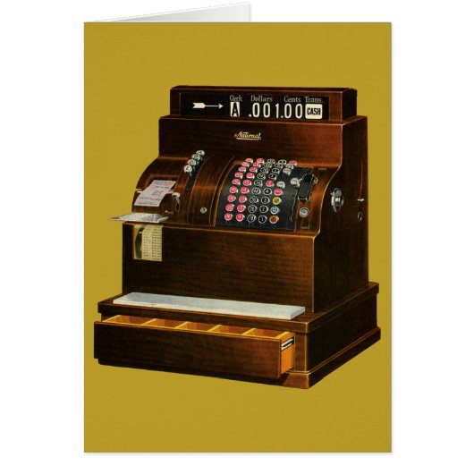 Antiek kassa, detailhandel (Voorkant)