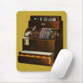 Antiek kassa,  detailhandel muismat (Met muis)