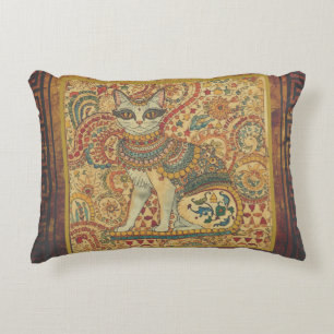 Antiek, Katten Motief Kunst, Oude Griekse Stijl Accent Kussen
