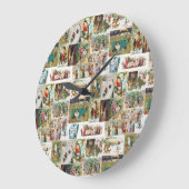 Antiek kerstfeestdagen grote klok (Hoek)