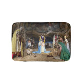 Antiek kerstfeestscène badmat (Voorkant)