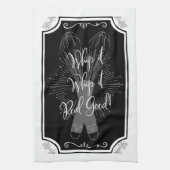 Antiek Keukenbord - het maakt het echt goed Theedoek (Verticaal)