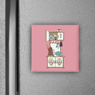  Antiek Keukenkoffiekast Magneet