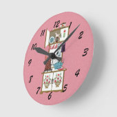 Antiek Keukenkoffiekast Ronde Klok (Hoek)