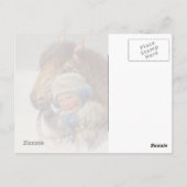 Antiek kinderen Memory Pony Horse Briefkaart (Achterkant)