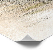 Antiek kippen- en hondenfotografie poster (Hoek)