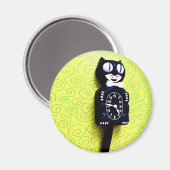 Antiek kit Kat Clock Magnet Magneet (Voorkant / Achterkant)