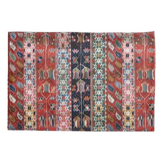 Antiek kleurrijk Perzisch Kilim Rug Kussensloop (Achterkant-Links)