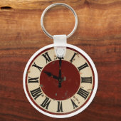  Antiek klokoppervlak versteld Sleutelhanger (Voorkant)