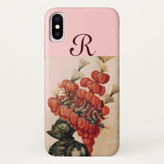 ANTIEK KNIGHT HELMET, DRAGONS EN RODE VREEMDEN Case-Mate iPhone CASE (Achterkant)