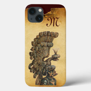 ANTIEK KNIGHT HELMET MET ELGF-parchment iPhone 13 Hoesje