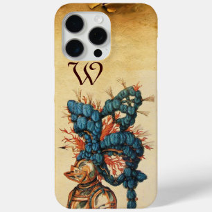 ANTIEK KNIGHT HELMET MET RODE BLAUWE VEREN iPhone 15 PRO MAX HOESJE