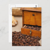 Antiek koffiebont/molen briefkaart (Voorkant / Achterkant)