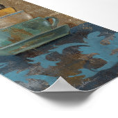 Antiek koffiekopjes poster (Hoek)