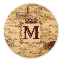 antiek koninklijke koning wereldkaart rustië