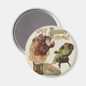 Antiek Kris Kringle Sanga Claus Magneet (Voorkant / Achterkant)