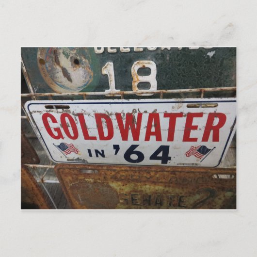 Antiek Label Goldwater Briefkaart (Voorkant)