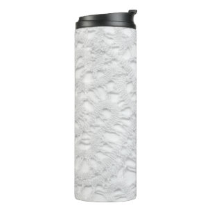 Antiek Lacy Doily Thermosbeker