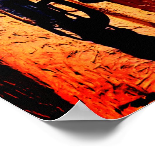 Antiek lamp poster (Hoek)