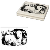  Antiek lampglas Rubberstempel (Gestempeld)