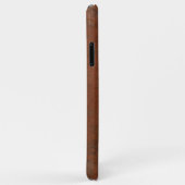 Antiek lederen telefoontas met Initialen Case-Mate iPhone Case (Achterkant/rechts)