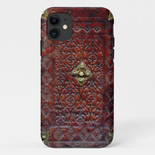 Antiek Leren Boek Bibliofiel iPhone 11 Hoesje